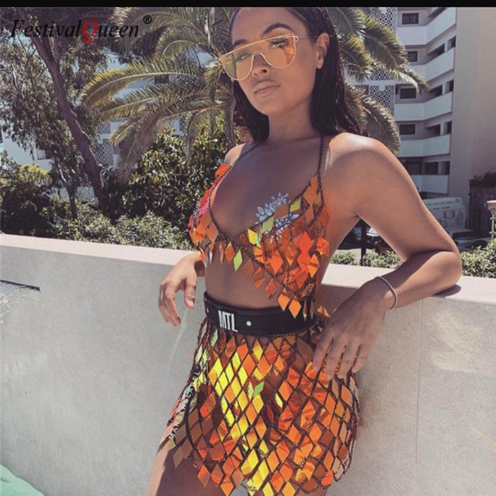 Two piece festival outfit